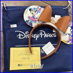 Mickey Mouse & Friends Dooney & Bourke Ear Headband-Disneyland 70th Anniversary