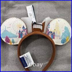 Mickey Mouse & Friends Dooney & Bourke Ear Headband-Disneyland 70th Anniversary