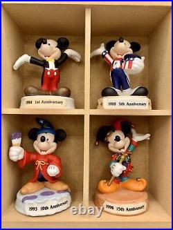 Mickey Mouse Tokyo Disneyland 15th Anniversary 4 Figure Set Limited Collect VNTG