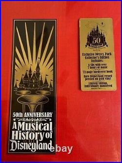 Musical History of Disneyland 50th Anniversary CD+Gold Vinyl Set Ltd First Ed