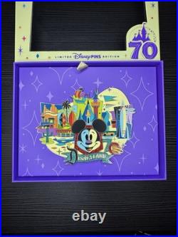 NEW D23 Expo (2024) Disneyland 70th Anniversary Mickey Mouse Jumbo Pin/LE 1500