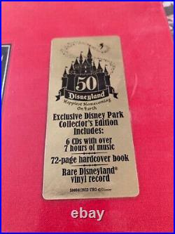 NEW-DISNEY-Musical History of Disneyland 50th Anniversary-LTD VINYL LP+BOOK+6CD