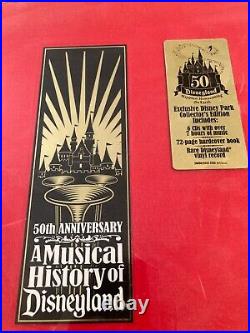 NEW-DISNEY-Musical History of Disneyland 50th Anniversary-LTD VINYL LP+BOOK+6CD