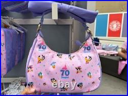 NEW Disneyland 70th Anniversary Stoney Clover Ln bag purple Bow Pink purse 2025