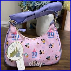 NEW Disneyland 70th Anniversary Stoney Clover Ln bag purple Bow Pink purse 2025