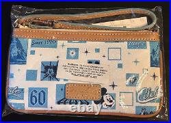 NEW Dooney & Bourke Disney Parks Disneyland 60th Anniversary LG Slim Wristlet