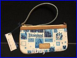 NEW Dooney & Bourke Disneyland 60th Anniversary Diamond Celebration Wristlet