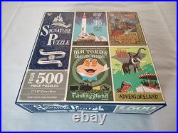 NEW SEALED Disney Signature Puzzle 60th Anniversary Disneyland Four Puzzles 500