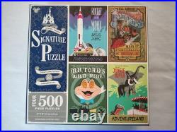 NEW SEALED Disney Signature Puzzle 60th Anniversary Disneyland Four Puzzles 500