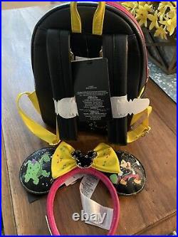 NWT Disney Disneyland Main Street Electrical Parade Loungefly Backpack with Ears