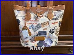 NWT Disney Dooney & Bourke Disneyland 55th Anniversary Bucket Tote Handbag