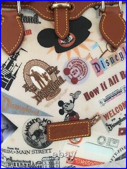 NWT Disney Dooney & Bourke Walt Disneyland Bucket 55th Anniversary Mickey Mouse