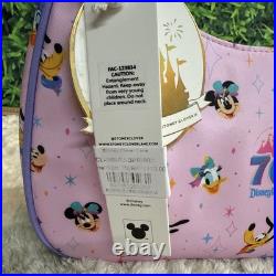NWT Disney Stoney Clover Lane Disneyland 70th Anniversary Bow Handle Purse