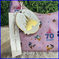 NWT Disney Stoney Clover Lane Disneyland 70th Anniversary Bow Handle Purse