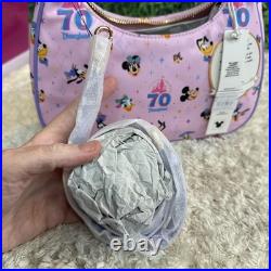 NWT Disney Stoney Clover Lane Disneyland 70th Anniversary Bow Handle Purse