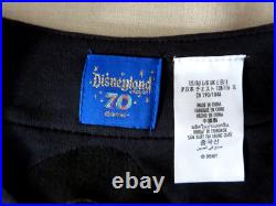 New 2025 Disney Disneyland Castle 70th Anniversary Black Baseball Jersey Large
