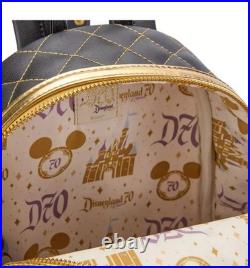 New 2025 Disney Parks Disneyland 70th Anniversary Castle Loungefly Mini Backpack