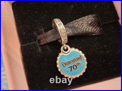 New 2025 Disney x Pandora Disneyland 70th Anniversary Mickey LE Charm