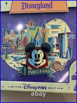 New D23 Expo 2024 Disneyland 70th Anniversary Jumbo Pin Mickey Mouse IN HAND