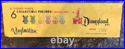 New Disney Vinylmation Disneyland 55th Anniversary 6 Figures Plus Pin LE 1955