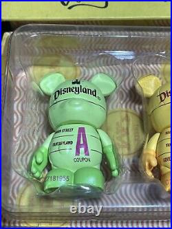 New Disney Vinylmation Disneyland 55th Anniversary 6 Figures Plus Pin LE 1955