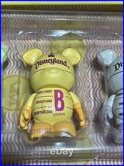 New Disney Vinylmation Disneyland 55th Anniversary 6 Figures Plus Pin LE 1955