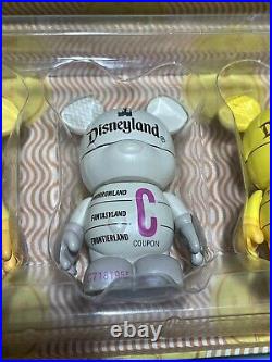 New Disney Vinylmation Disneyland 55th Anniversary 6 Figures Plus Pin LE 1955