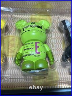 New Disney Vinylmation Disneyland 55th Anniversary 6 Figures Plus Pin LE 1955