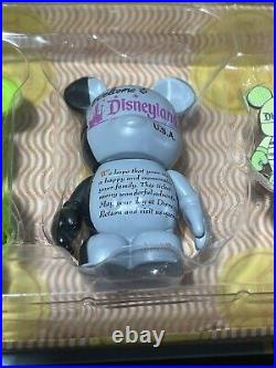 New Disney Vinylmation Disneyland 55th Anniversary 6 Figures Plus Pin LE 1955