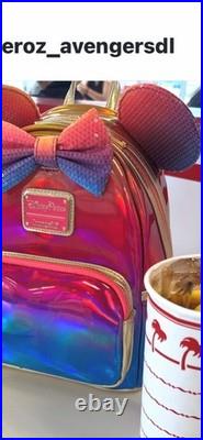 New Disneyland 70th Anniversary Iridescent Pink Backpack