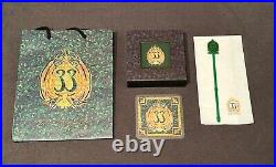 New Disneyland CLUB 33 55th Anniversary Lot Large Logo Pin 2022 Swizzle + Extras