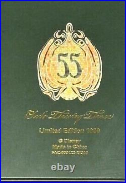 New Disneyland CLUB 33 55th Anniversary Lot Large Logo Pin 2022 Swizzle + Extras