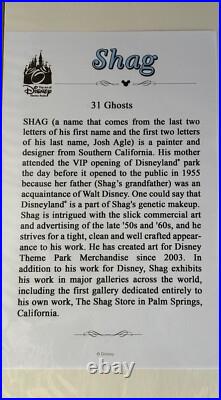 New Disneyland Haunted Mansion 50th Ann. SHAG'31 Ghosts' Matted Prints 2019