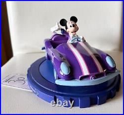 New Disneyland Paris 30th Anniversary Mickey Mouse Car Figurine BNIB