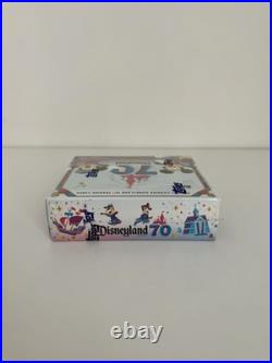 New Topps Disneyland PARK EXCLUSIVE 70th Anniversary Hobby Box Purple Glitter