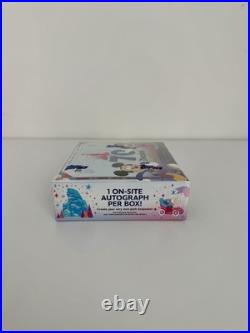 New Topps Disneyland PARK EXCLUSIVE 70th Anniversary Hobby Box Purple Glitter