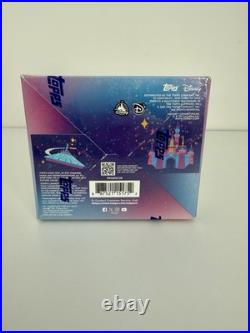 New Topps Disneyland PARK EXCLUSIVE 70th Anniversary Hobby Box Purple Glitter