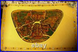 ON CARD Historic Map of Disneyland from 45th Anniversary Set of 6 Pins LE