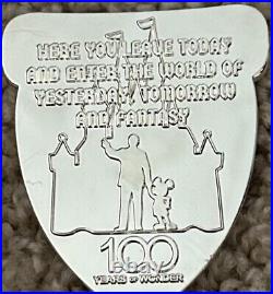 Official Disney Parks Disneyland Security 100th Anniversary Badge Challenge Coin