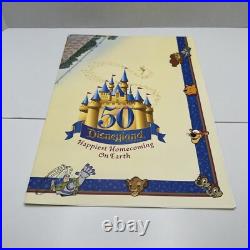 Original 2005 Disneyland 50th Anniversary 27 X 39 Wall Map Poster Souvenir