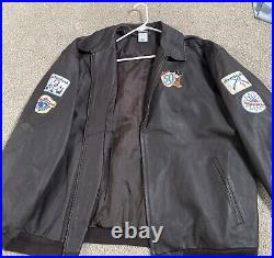 PERFECT CONDITION Limited 50th Anniversary Disneyland Brown Leather Jacket