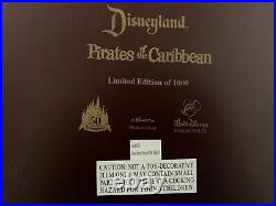 Pirates Of The Caribbean Jolly Roger Disneyland Plaque 50th Anniversary Rare