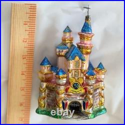 PreOwned! Christopher Radko DISNEYLAND 50th Anniversary Sleeping Beauty Castle