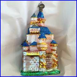PreOwned! Christopher Radko DISNEYLAND 50th Anniversary Sleeping Beauty Castle