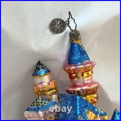 PreOwned! Christopher Radko DISNEYLAND 50th Anniversary Sleeping Beauty Castle