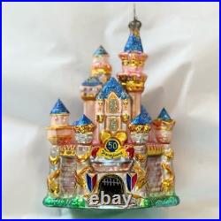 PreOwned! Christopher Radko DISNEYLAND 50th Anniversary Sleeping Beauty Castle