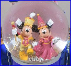 RARE 11.5 Large Authentic Disneyland 50th Anniversary Snow Globe