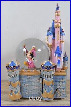 RARE 11.5 Large Authentic Disneyland 50th Anniversary Snow Globe