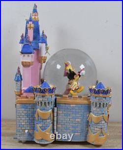 RARE 11.5 Large Authentic Disneyland 50th Anniversary Snow Globe