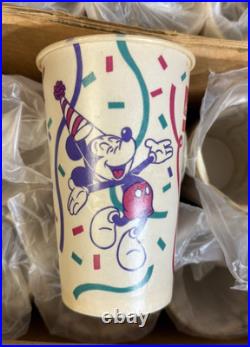 RARE-DISNEYLAND 35th ANNIVERSARY ORIGINAL CASE of 750 Wax Concession Cups (NEW)